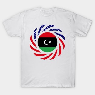 Libyan American Multinational Patriot Flag Series T-Shirt